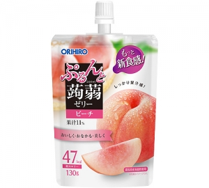ぷるんと蒟蒻ゼリースタンディング ピーチ